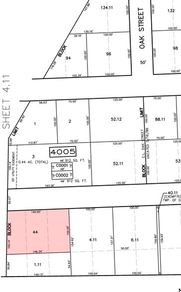 44 Maple Ave, Old Bridge, NJ à vendre - Plan cadastral - Image 2 de 3