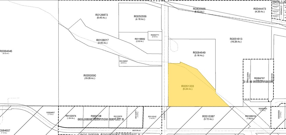 26 S Sunset St, Longmont, CO for lease - Plat Map - Image 2 of 7