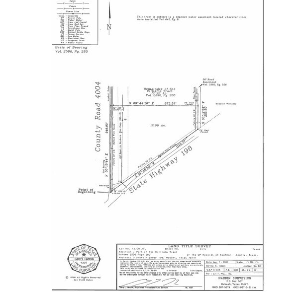 TX-198, Mabank, TX for sale - Site Plan - Image 2 of 2