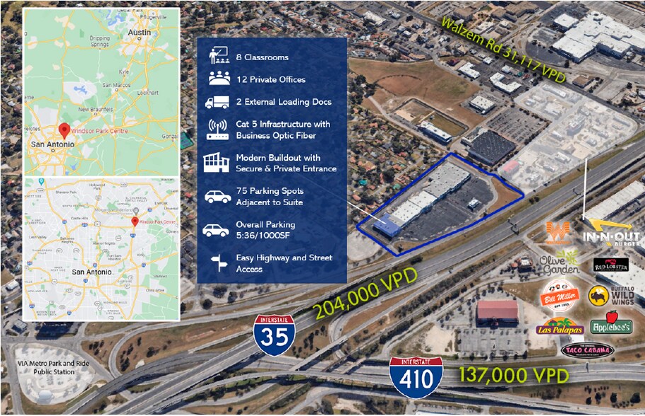 8480-8680 Fourwinds Dr, San Antonio, TX à louer - Photo du bâtiment - Image 2 de 18