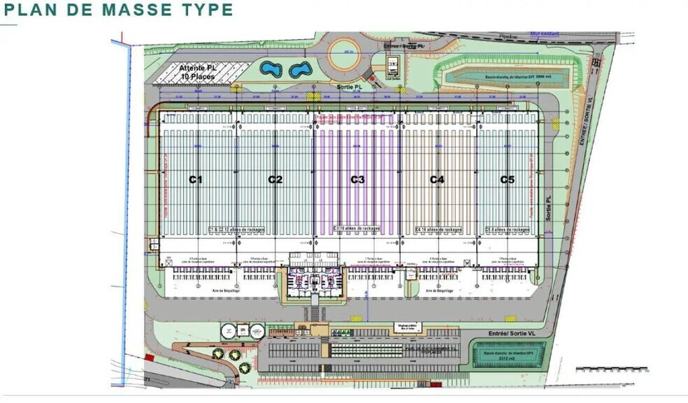 Flex in Cestas for lease - Floor Plan - Image 3 of 3