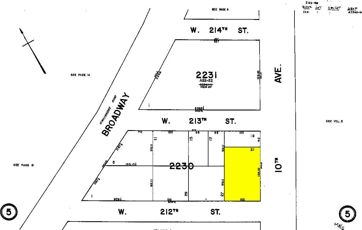 3976 10th Ave, New York, NY à louer Plan cadastral- Image 1 de 2