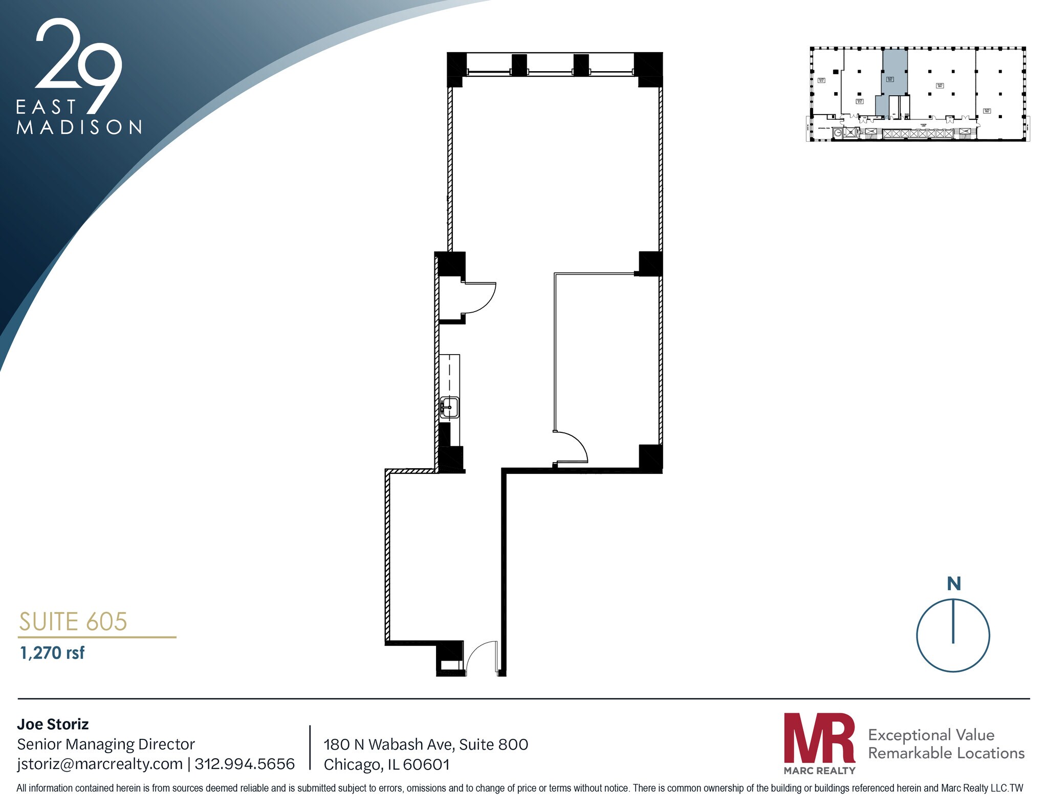 29 E Madison St, Chicago, IL for lease Floor Plan- Image 1 of 8