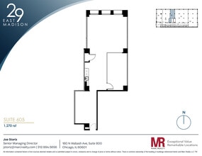29 E Madison St, Chicago, IL for lease Floor Plan- Image 1 of 8
