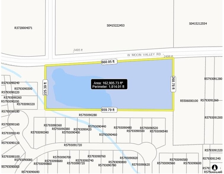 7595 W Moon Valley Rd, Eagle, ID for sale - Plat Map - Image 2 of 11