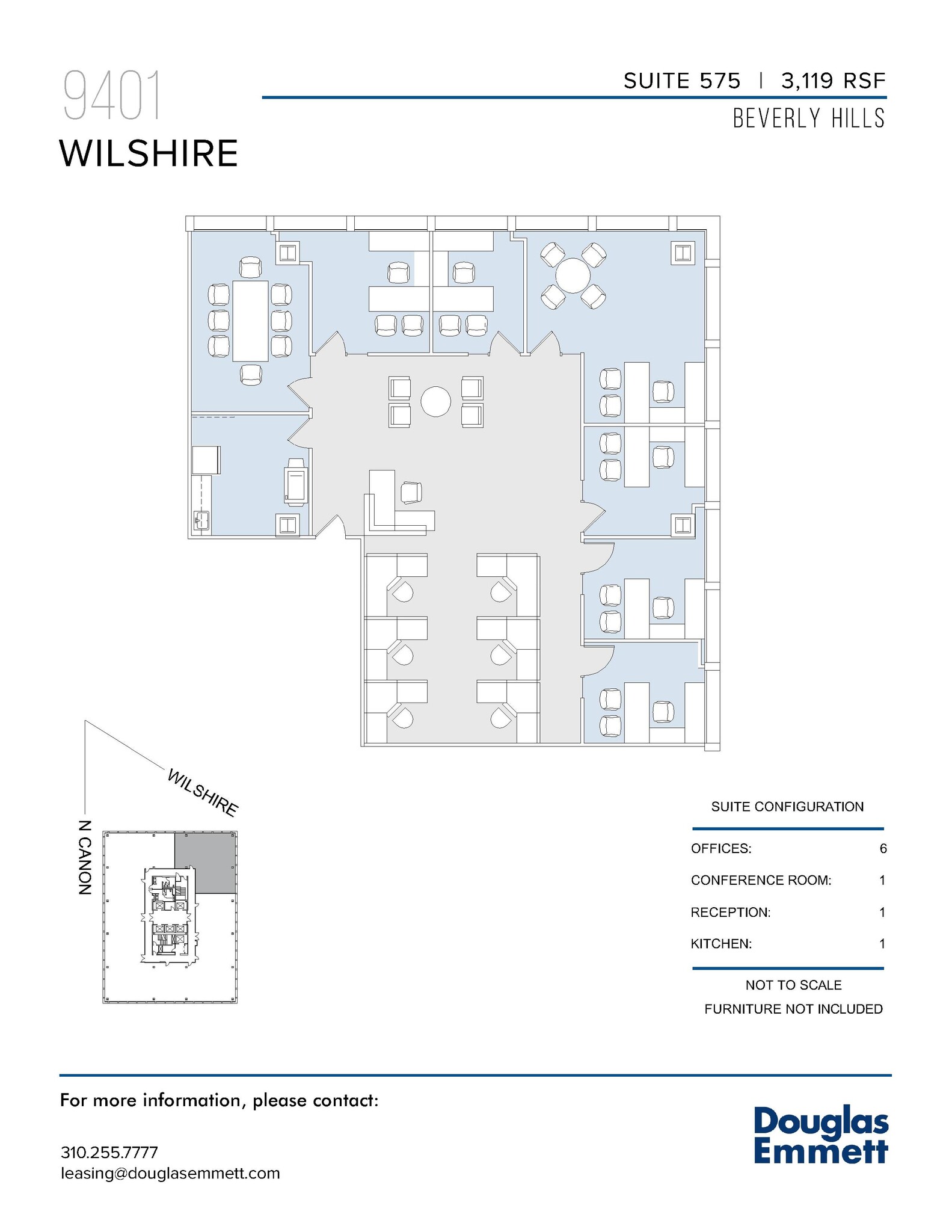 9401 Wilshire Blvd, Beverly Hills, CA for lease Floor Plan- Image 1 of 1