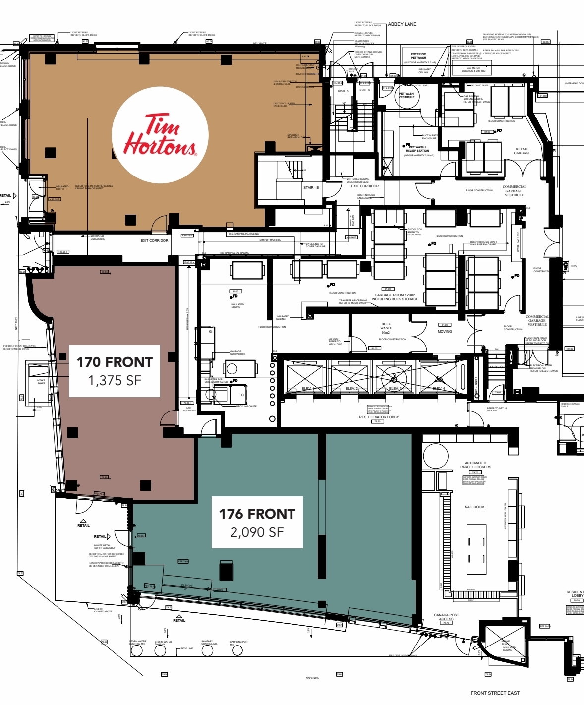 33 Sherbourne St, Toronto, ON à louer Plan d’étage- Image 1 de 3