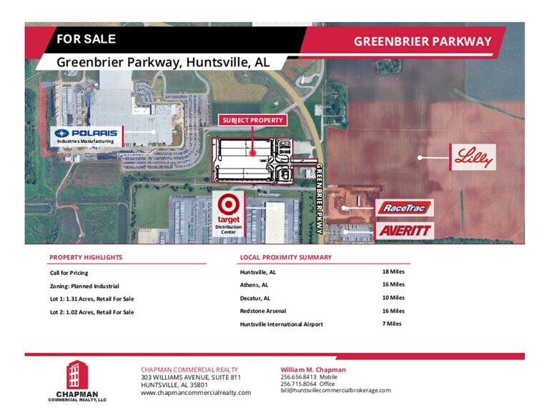 0 Greenbrier Rd, Madison, AL for sale - Building Photo - Image 1 of 4
