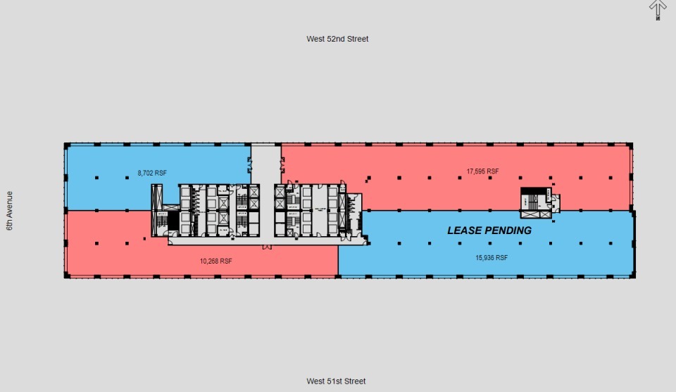 1290 Avenue of the Americas, New York, NY à louer Plan d’étage- Image 1 de 3