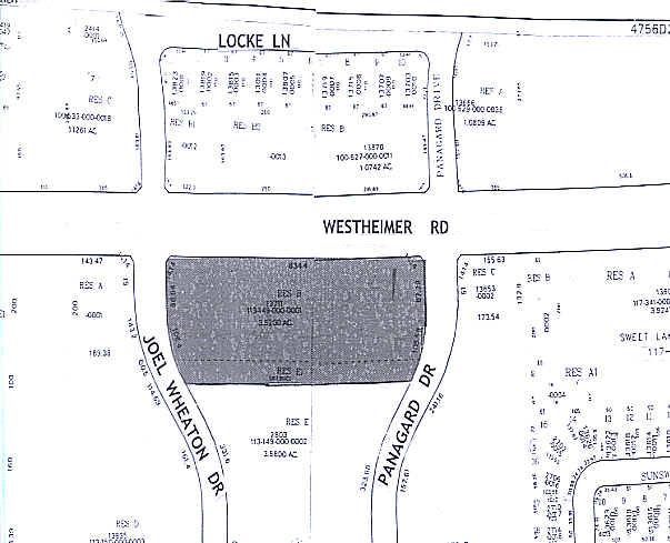 13711 Westheimer Rd, Houston, TX à vendre - Plan cadastral - Image 2 de 12