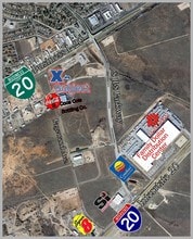 2821 E Pearl St, Odessa, TX - Aerial map view
