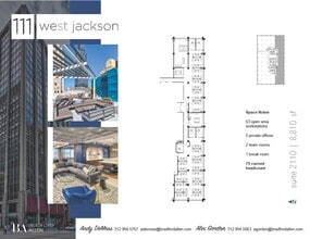 111 W Jackson Blvd, Chicago, IL for lease Floor Plan- Image 1 of 4