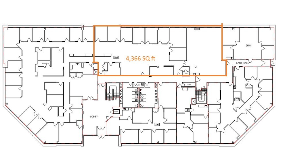 17010 103rd Ave, Edmonton, AB à louer - Plan d’étage - Image 2 de 20