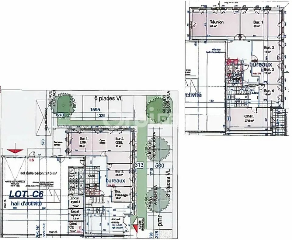 Office in Saint-Priest for lease Floor Plan- Image 1 of 3