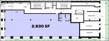 2501 N Clark St, Chicago, IL for lease Floor Plan- Image 1 of 2
