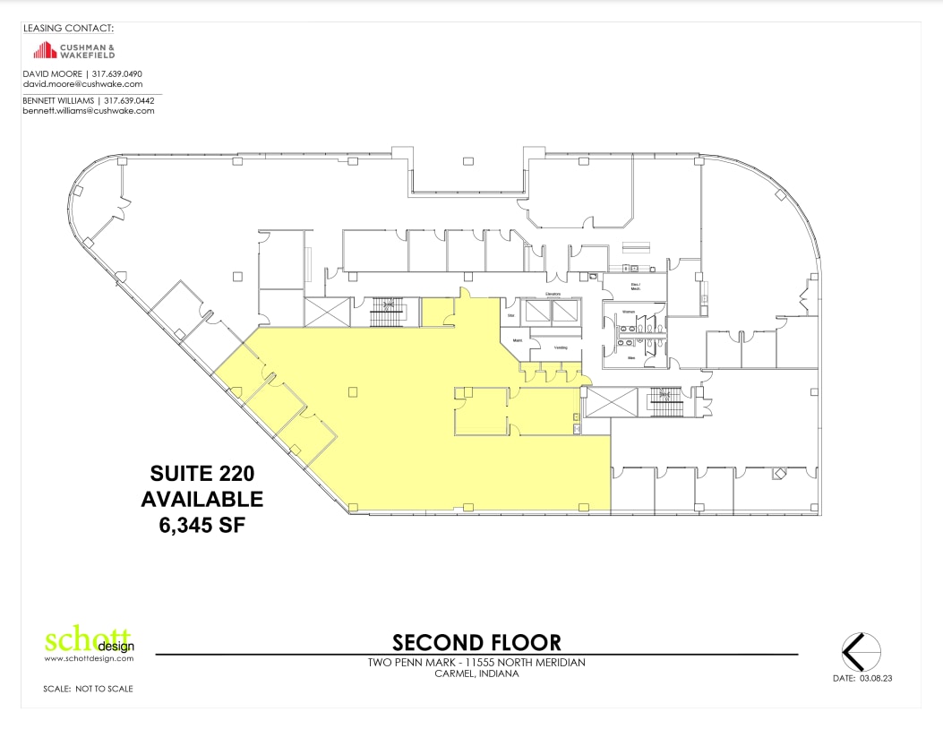 11595 N Meridian St, Carmel, IN for lease Floor Plan- Image 1 of 1