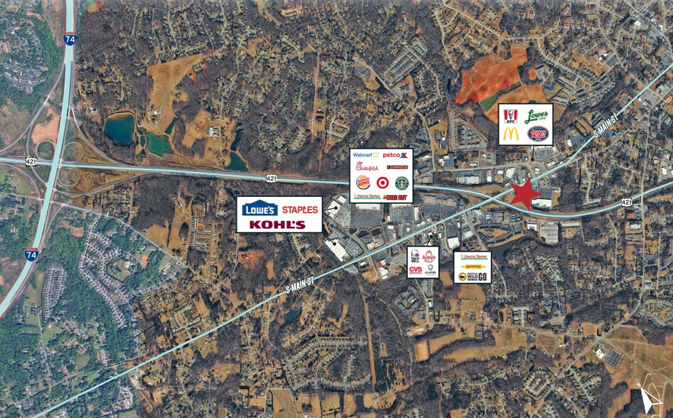 835 S Main St, Kernersville, NC à louer - Photo du bâtiment - Image 2 de 8
