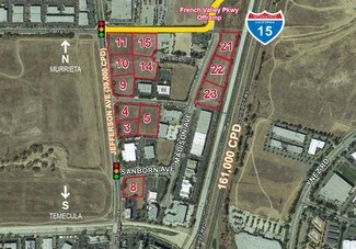 Plus de détails pour 1.68 Acres SEQ French Valley Pky & Jefferson Ave, Temecula, CA - Terrain à vendre