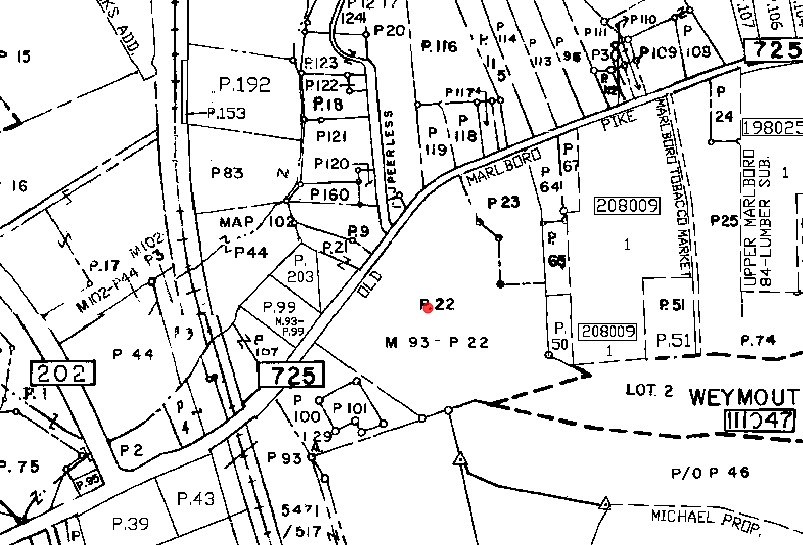 15193-15207 Marlboro Pike, Upper Marlboro, MD for lease - Plat Map - Image 2 of 7