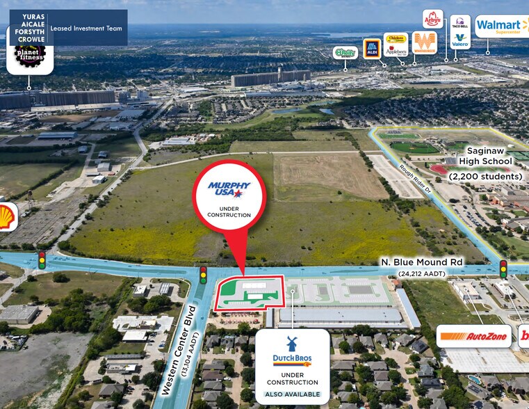 1601 Western Center Blvd, Fort Worth, TX à vendre - Aérien - Image 2 de 7