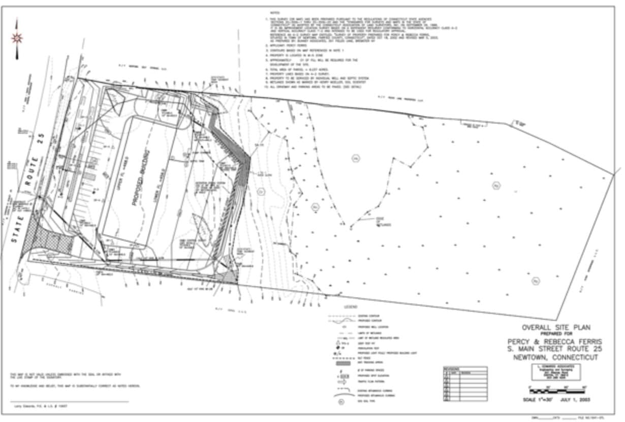 143 S Main St, Newtown, CT for sale Site Plan- Image 1 of 2