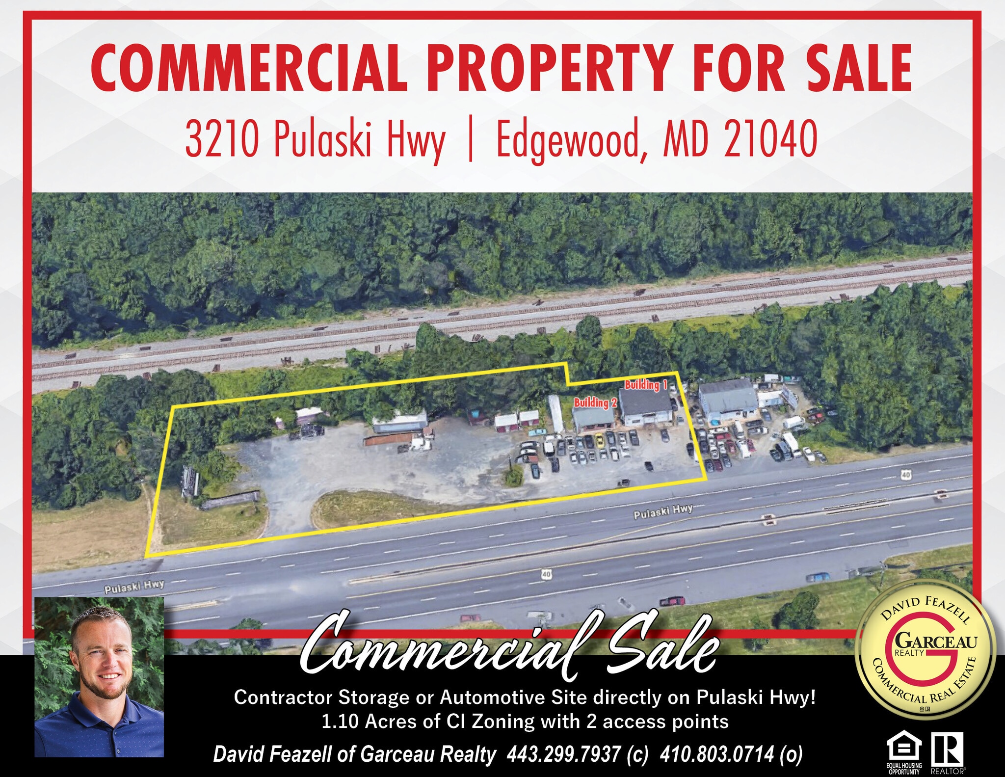 3210 Pulaski Hwy, Edgewood, MD for sale Aerial- Image 1 of 14