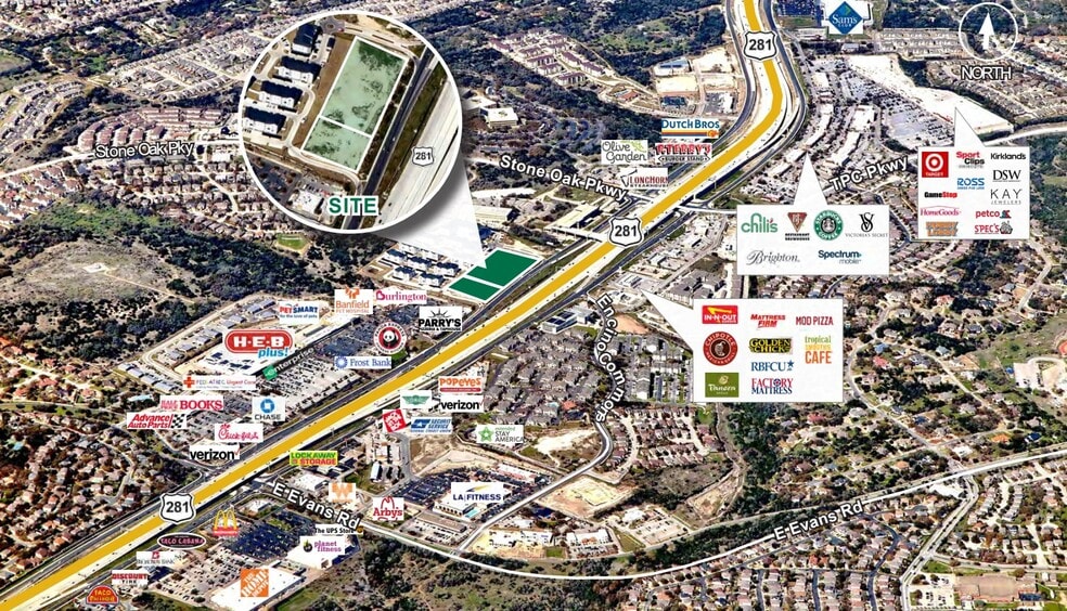 21891 US Highway 281, San Antonio, TX for sale - Aerial - Image 2 of 3