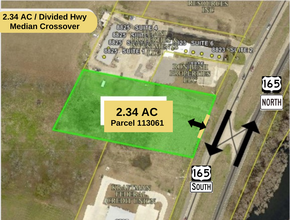 Hwy 165/Sterlington Road, Monroe, LA - aerial  map view - Image1