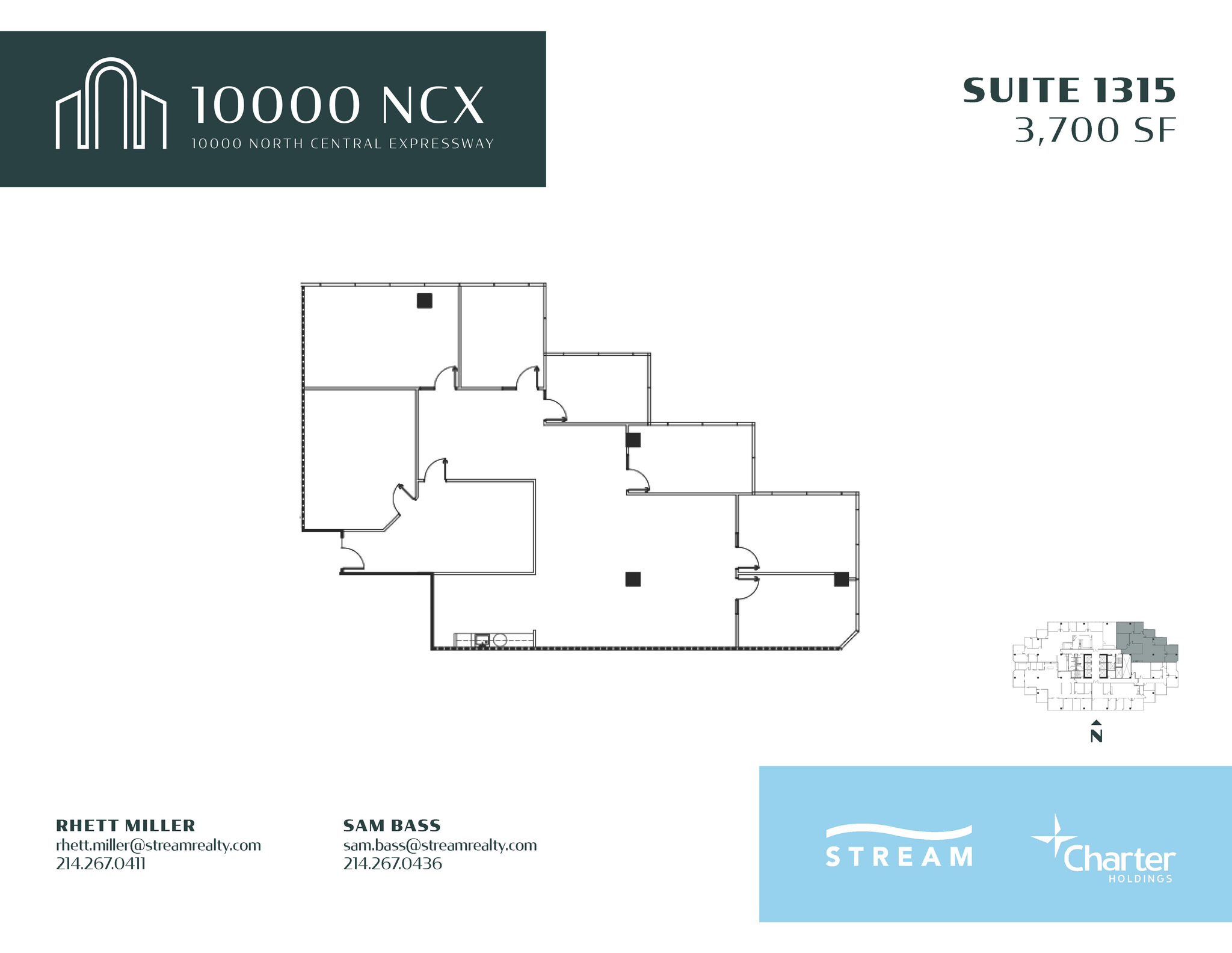 10000 N Central Expy, Dallas, TX à louer Plan d  tage- Image 1 de 2