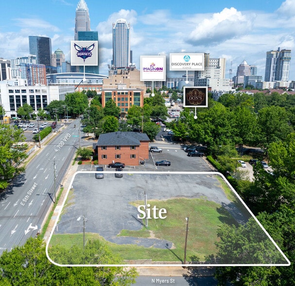 207 N Myers St, Charlotte, NC à vendre - Aérien - Image 3 de 4