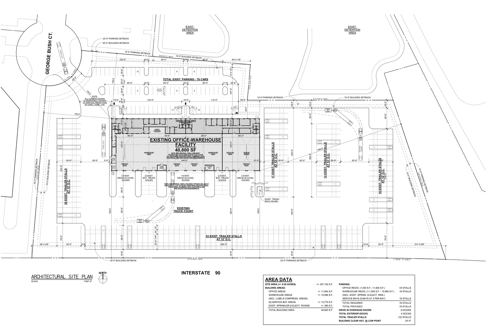13800 George Bush Ct, Huntley, IL à louer Plan de site- Image 1 de 1