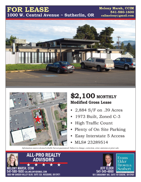 1000 W Central Ave, Sutherlin, OR for lease - Building Photo - Image 2 of 3