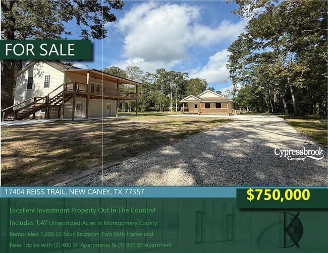 More details for 17404 Reiss Trl, New Caney, TX - Multifamily for Sale
