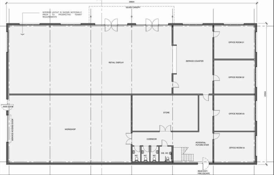 73 Muirglen Hynford Road, Lanark for lease - Floor Plan - Image 2 of 2