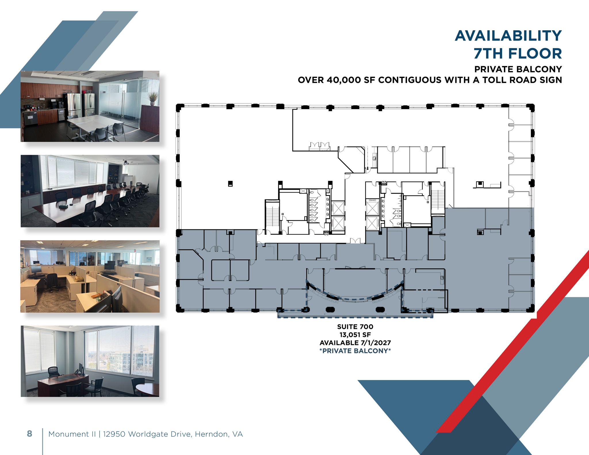 12950 Worldgate Dr, Herndon, VA à louer Plan d’étage- Image 1 de 10