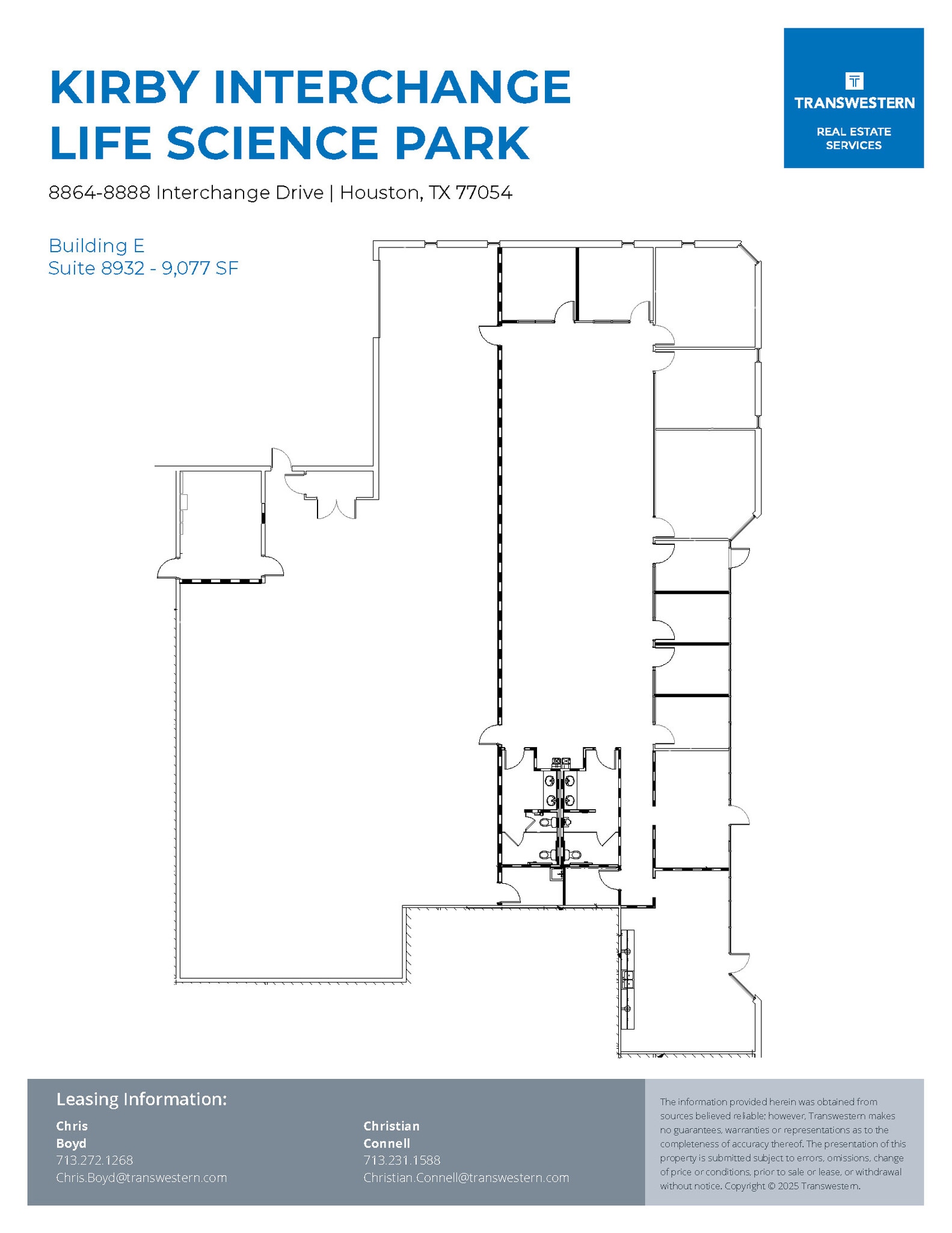 8901-8933 Interchange Dr, Houston, TX à louer Plan d’étage- Image 1 de 2