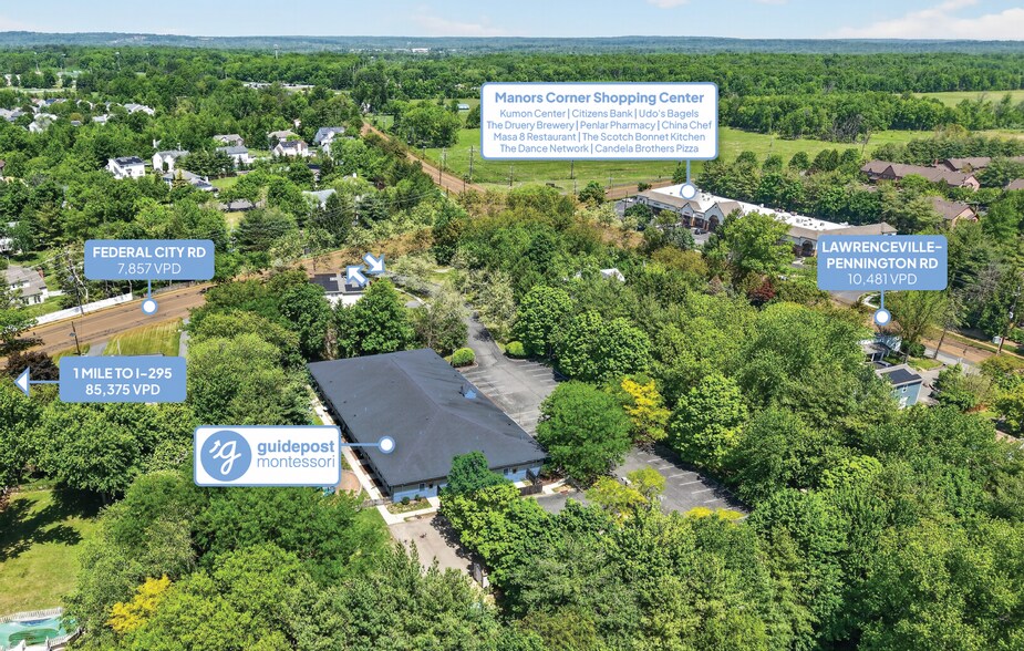 222 Federal City Rd, Lawrenceville, NJ à vendre - Photo du bâtiment - Image 2 de 7