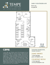 1400 E Southern Ave, Tempe, AZ à louer Plan d  tage- Image 1 de 1