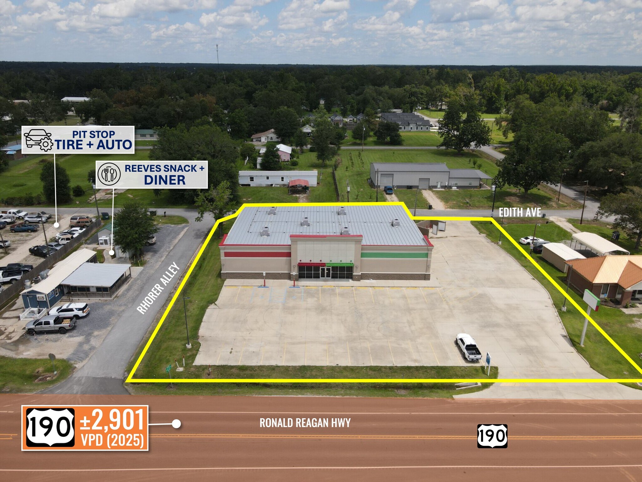 18284 Highway 190, Reeves, LA à vendre Photo du bâtiment- Image 1 de 11