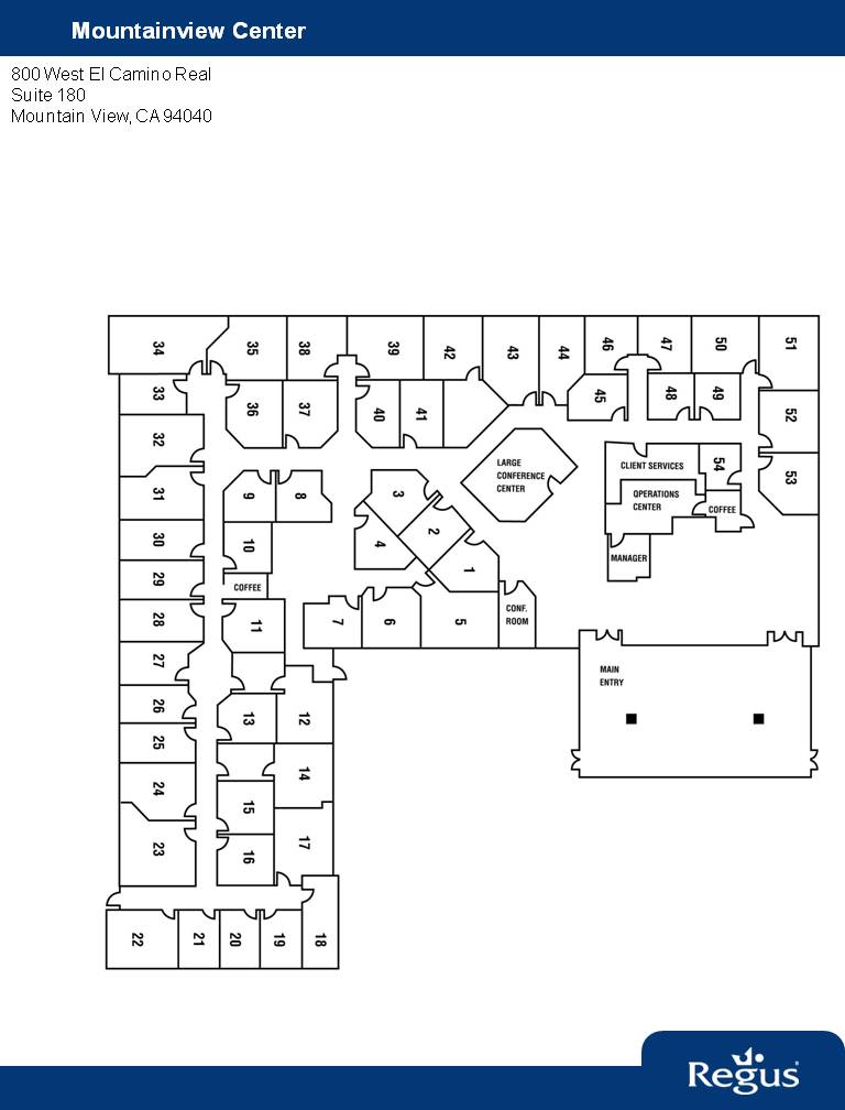 800 W El Camino Real, Mountain View, CA for lease Floor Plan- Image 1 of 1