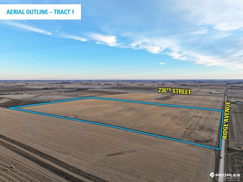 Ridge Avenue/230th Street, Clarksville, IA à vendre - Aérien - Image 2 de 4