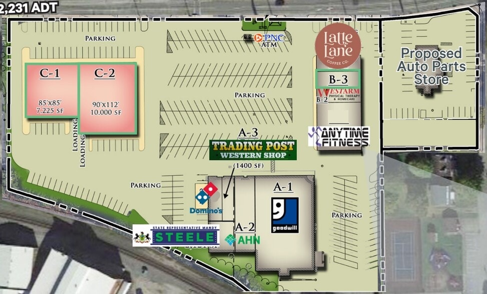1200-1250 Pittsburgh St, Cheswick, PA for lease - Site Plan - Image 3 of 3