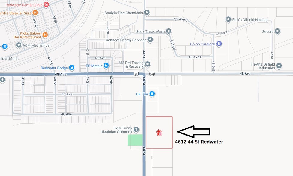 4612 44 St, Redwater, AB for sale - Site Plan - Image 2 of 6