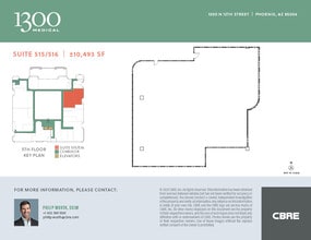 1300 N 12th St, Phoenix, AZ for lease Floor Plan- Image 1 of 1