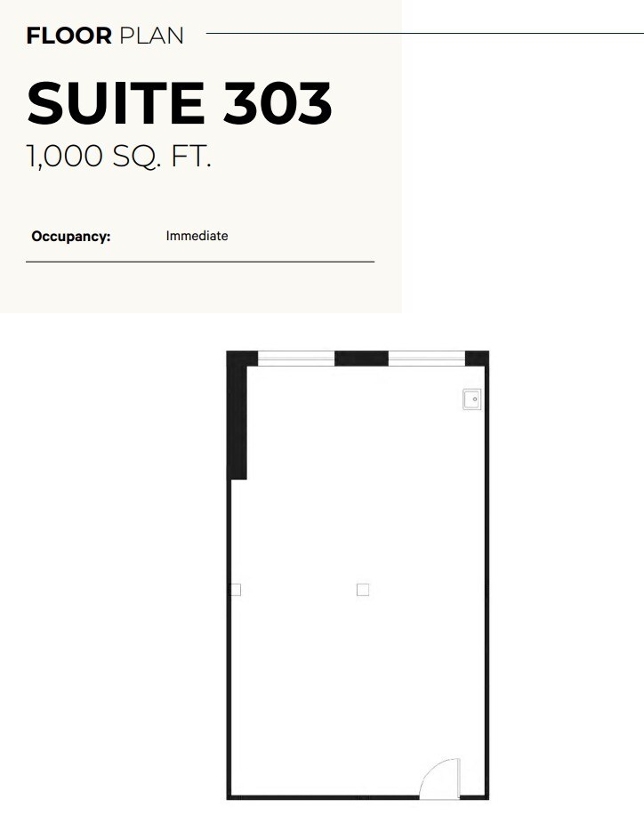 372 Richmond St W, Toronto, ON à louer Plan d’étage- Image 1 de 2