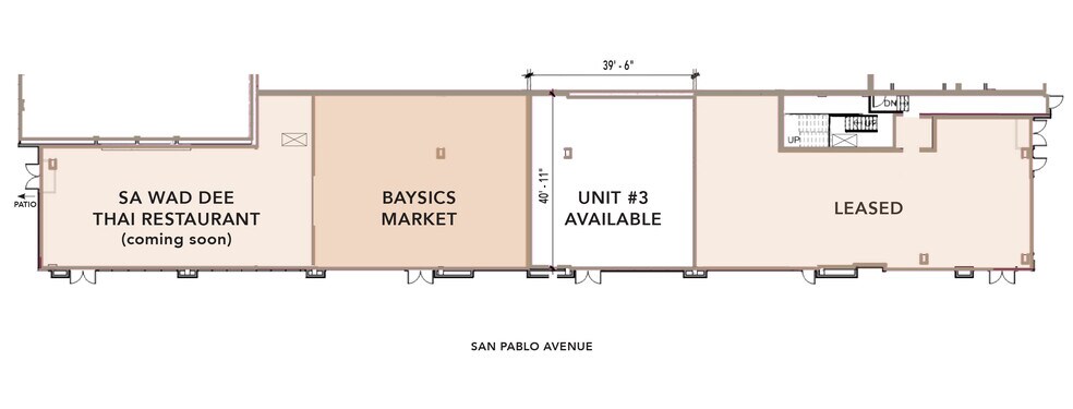 11600 San Pablo Ave, El Cerrito, CA à louer - Plan d’étage - Image 3 de 7