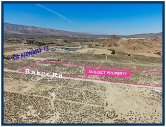 Plus de détails pour 10850 Baker, Lucerne Valley, CA - Terrain à vendre