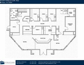4109 Preston Rd, Frisco, TX à louer Plan d’étage- Image 2 de 9