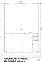 431 Isom Rd, San Antonio, TX for lease Floor Plan- Image 1 of 1