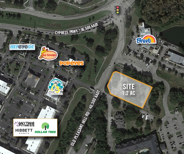 4699 Old Pleasant Hill rd, Kissimmee, FL for sale - Aerial - Image 1 of 2